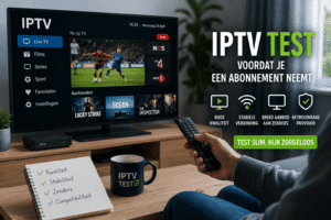 IPTV test voor Nederlandse gebruikers op Smart TV met stabiele streamkwaliteit en Nederlandse zenders