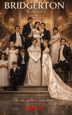 Bridgerton seizoen 4 Netflix serie poster